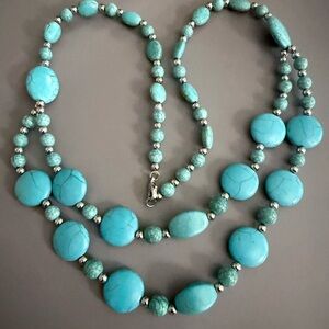 Turquoise Beaded Necklace